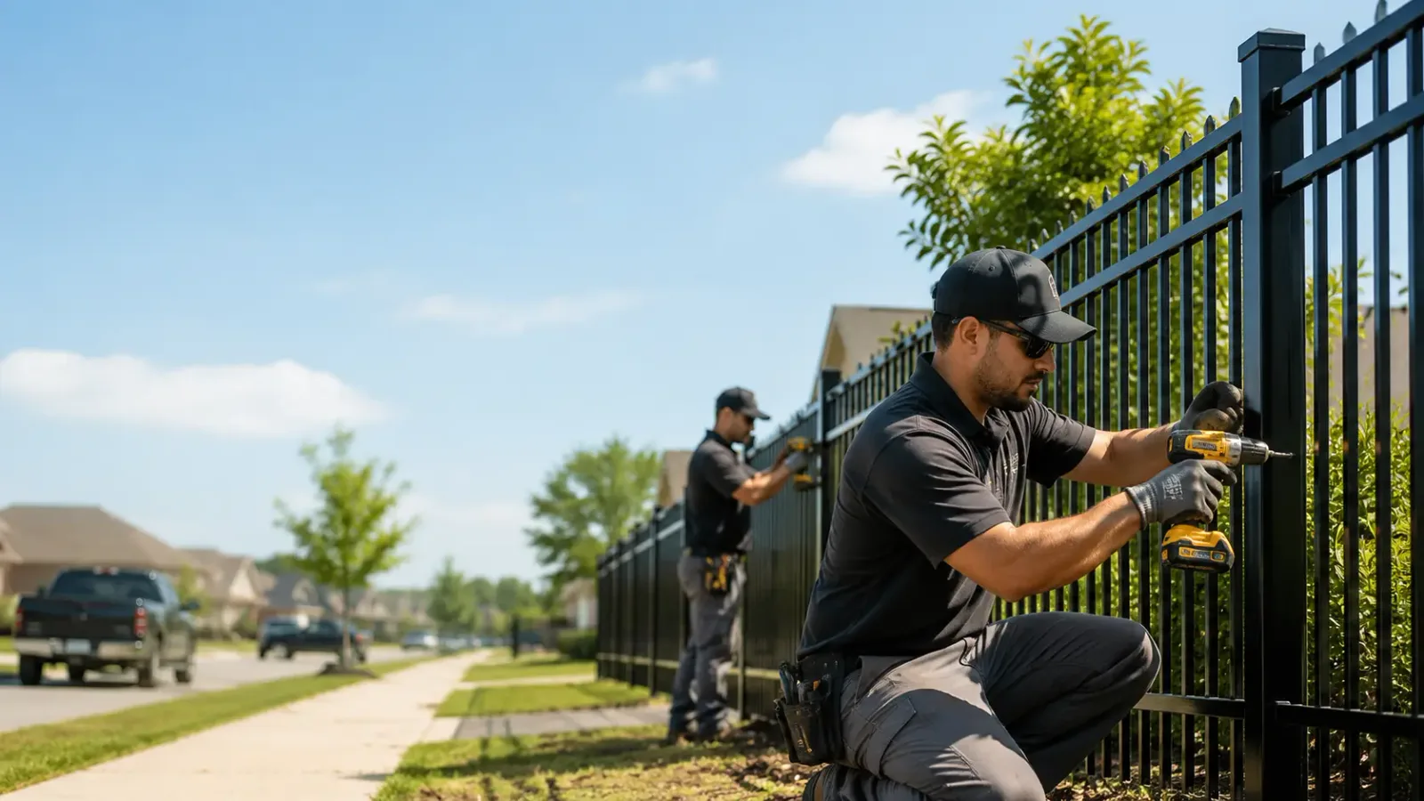 Metal Fence Installation in Cary, MS